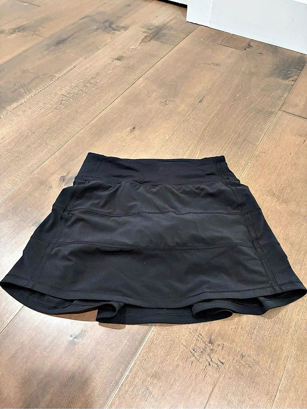 Lululemon Pace Rival Skirt Black Athletic Skort size 0